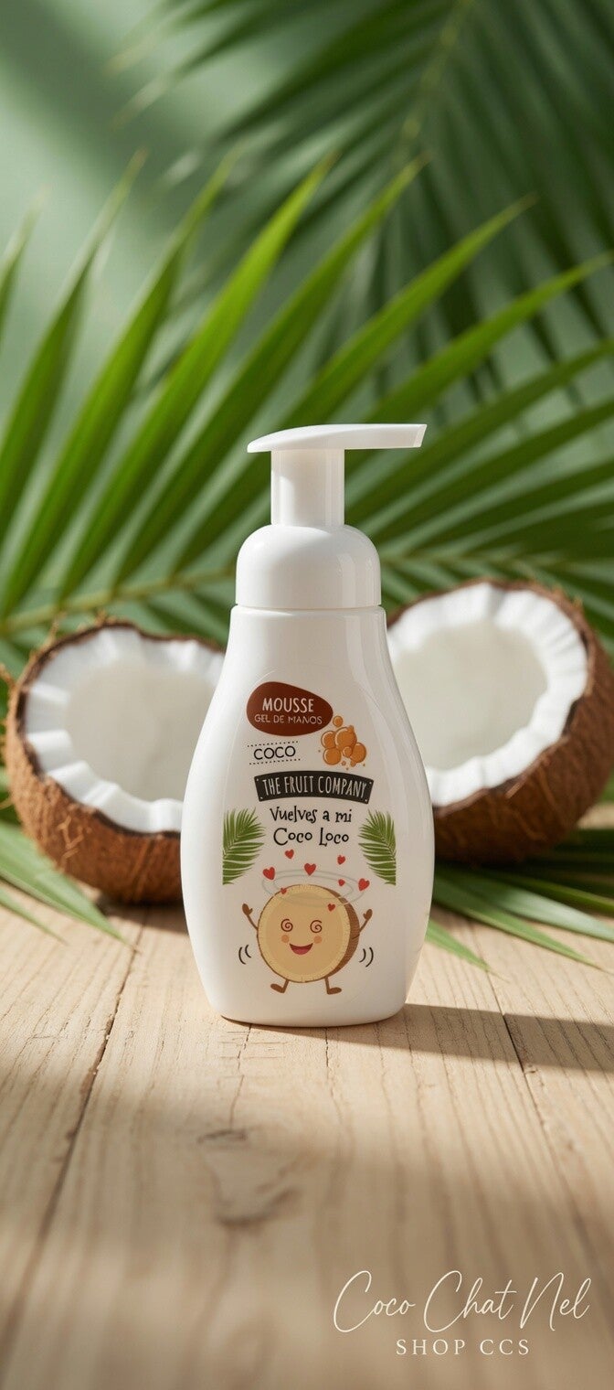 Mousse lavante main odeur coco