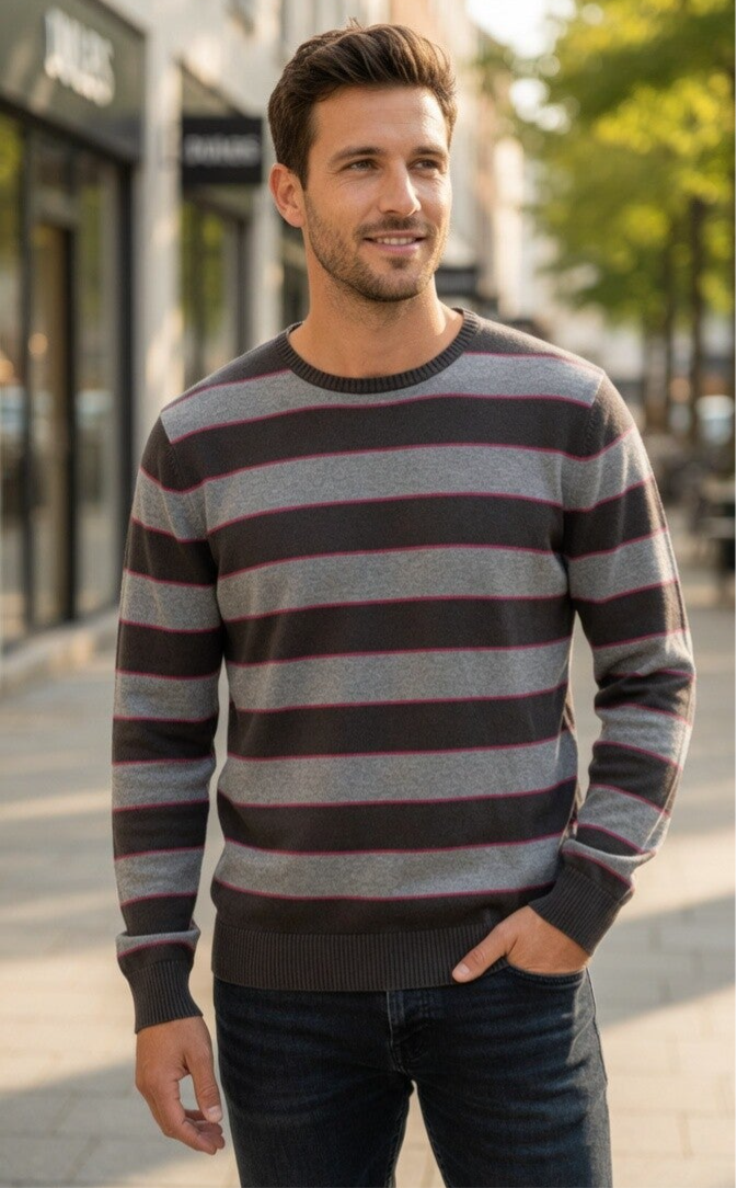 Pull léger  à lignes Jules