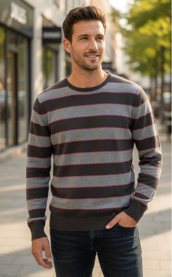Pull léger  à lignes Jules