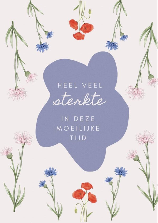 A6 kaart - Heel veel sterkte in deze moeilijke tijd
