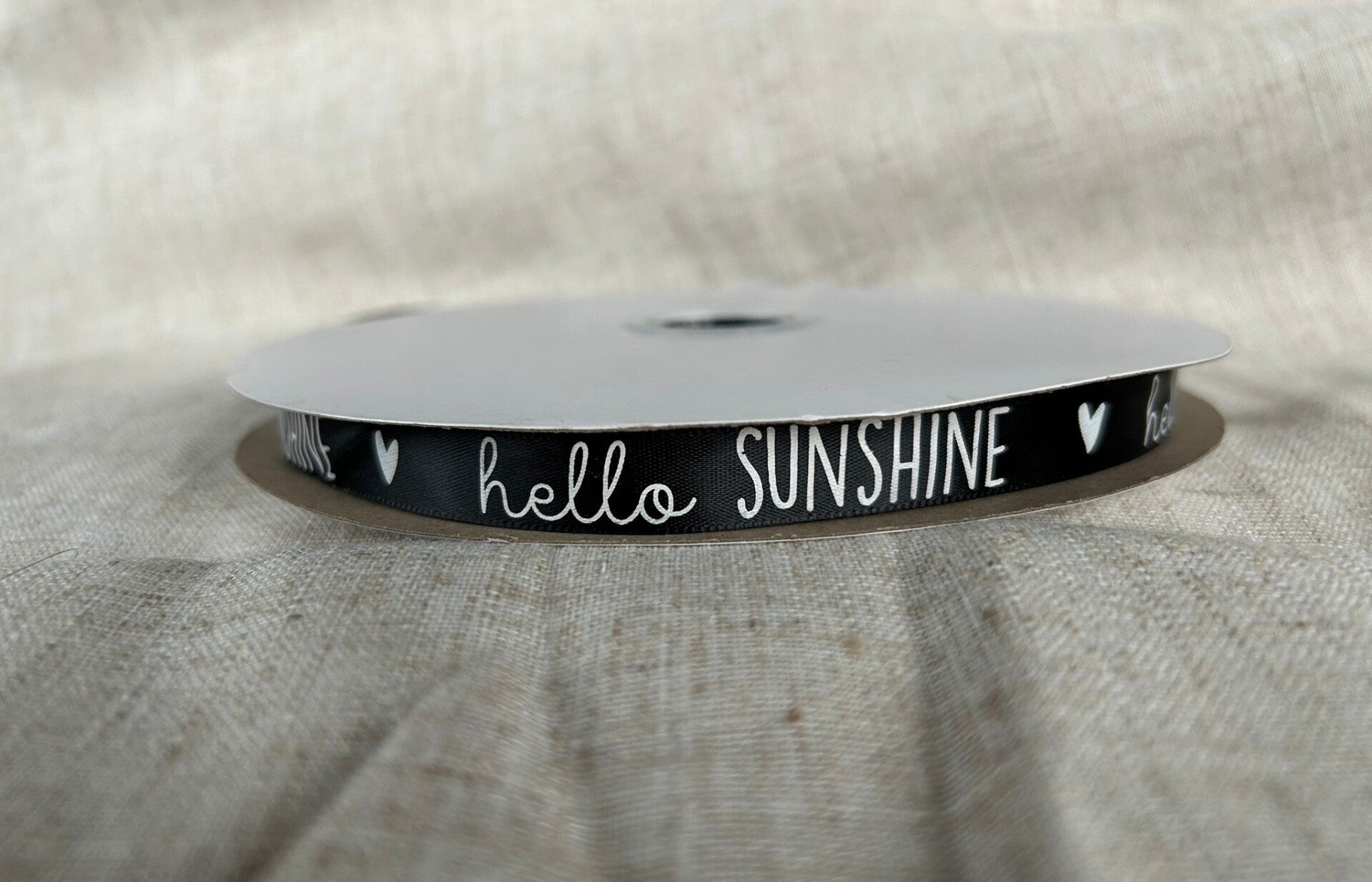 Satijnlint 12mm Hello Sunshine - 5 meter