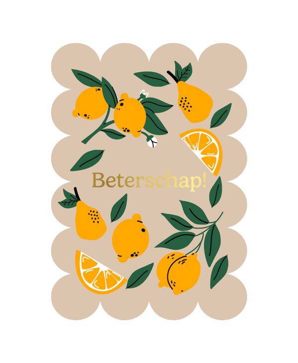 A6 kaart "Beterschap"