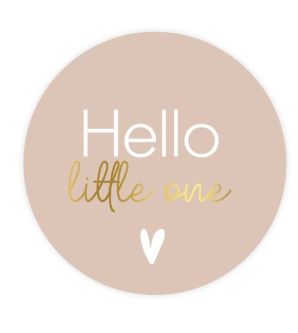 Stickers (10st) - Hello little one