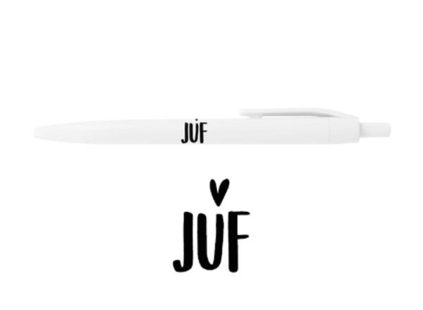 Pen juf - Wit