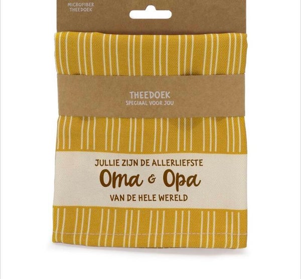Theedoek - Oma en Opa