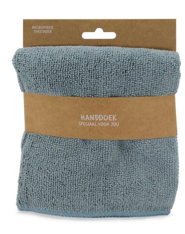 Handdoek - Blauw/Groen