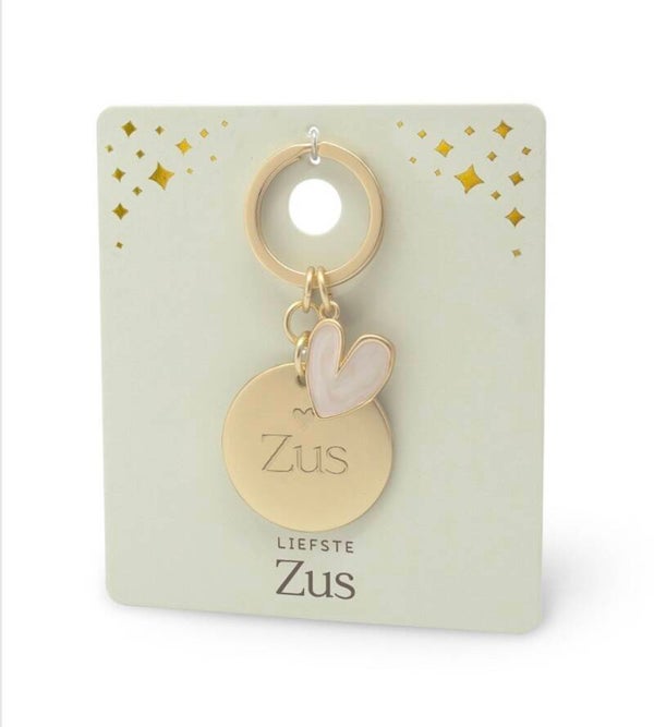 Sleutelhanger - Goud - Liefste zus