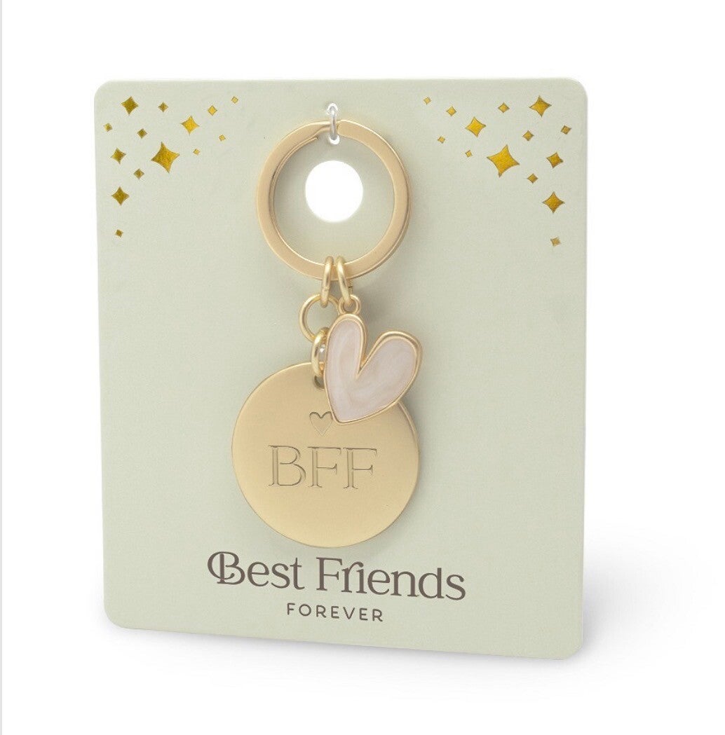 Sleutelhanger - Goud - Best friends forever
