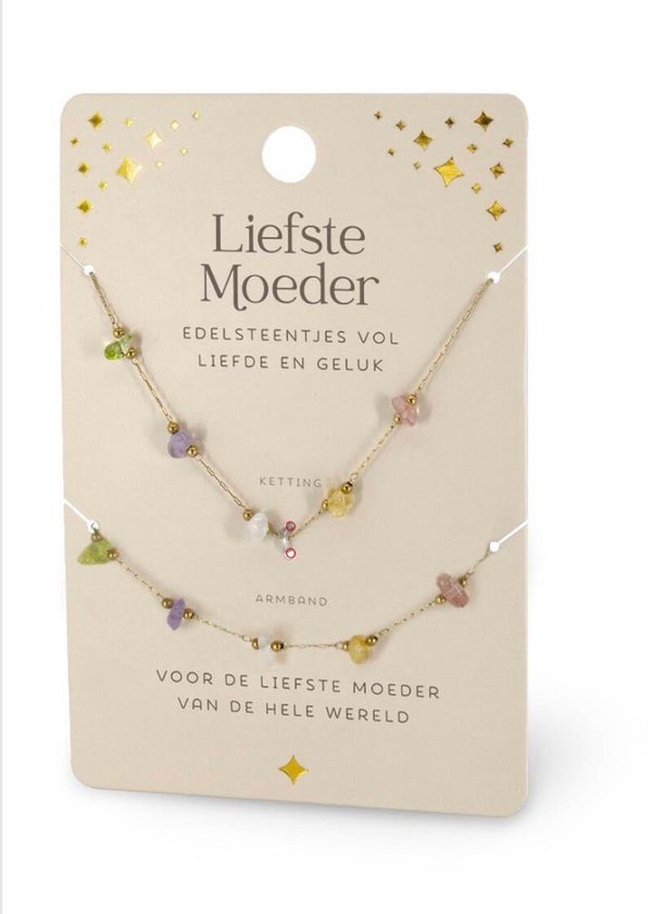 Armbandje en ketting - liefste moeder