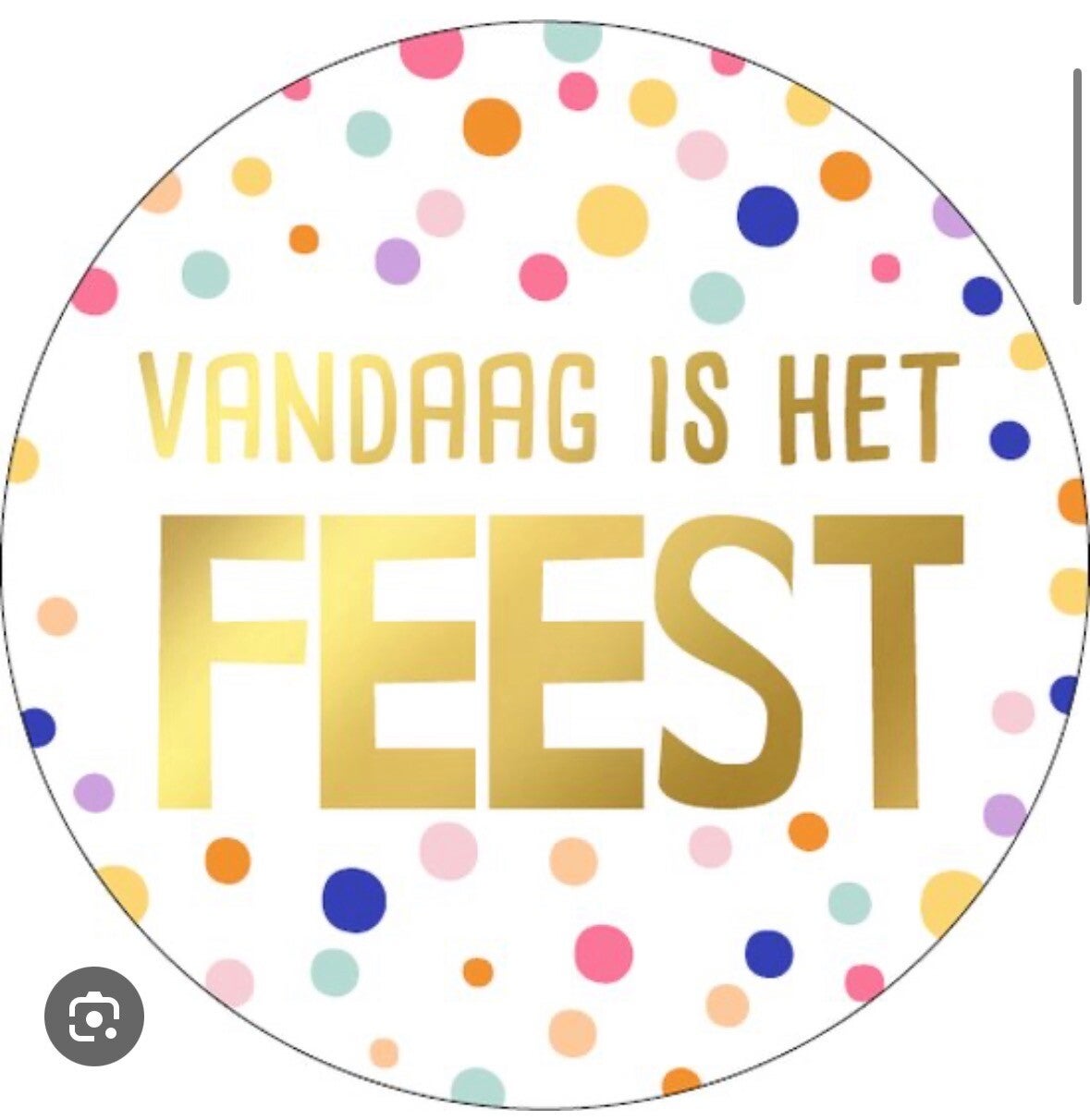 Stickers (10st) - Feest Confetti