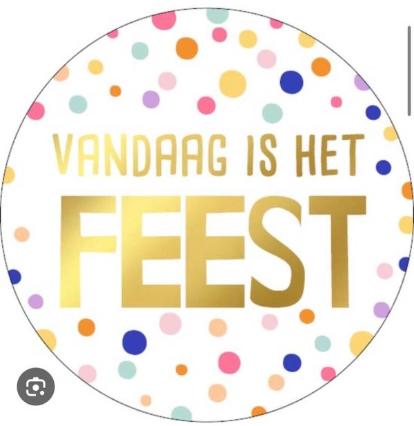 Stickers (10st) - Feest Confetti