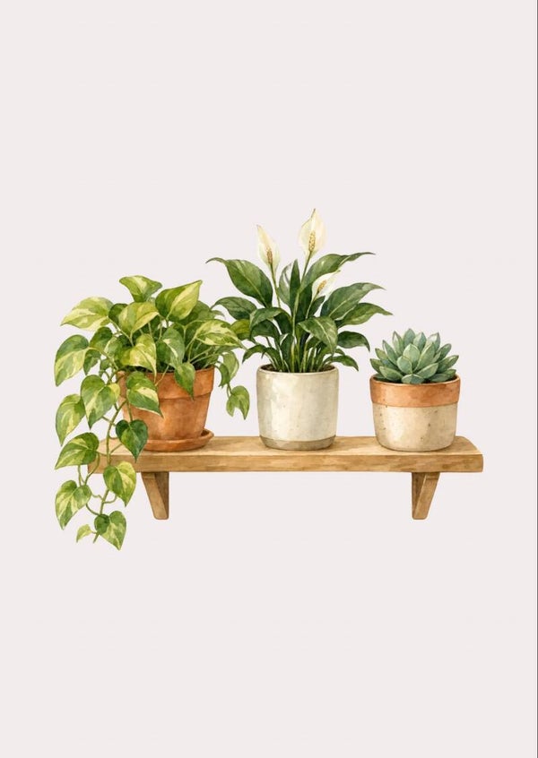 A6 kaart - planten