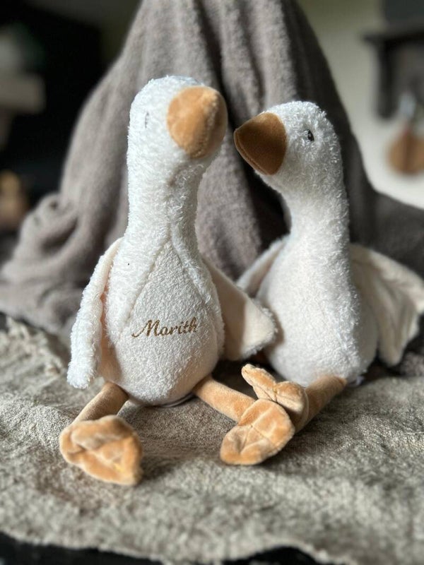 Little Dutch Newborn Naturals Goose Knuffel - 25cm