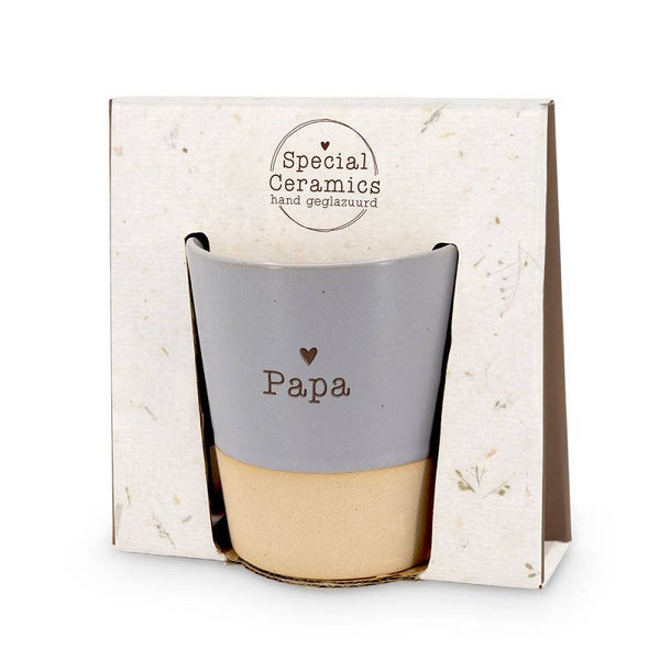 Special ceramics mok - blauw- Papa
