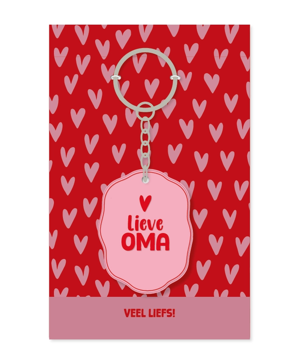 Sleutelhanger - Lieve oma