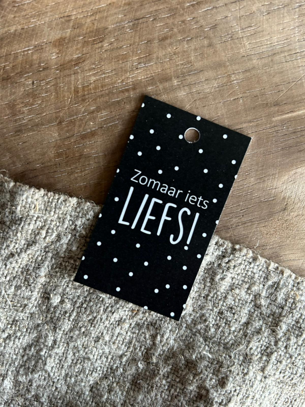 Cadeaulabel - Zomaar iets liefs - 40x70m