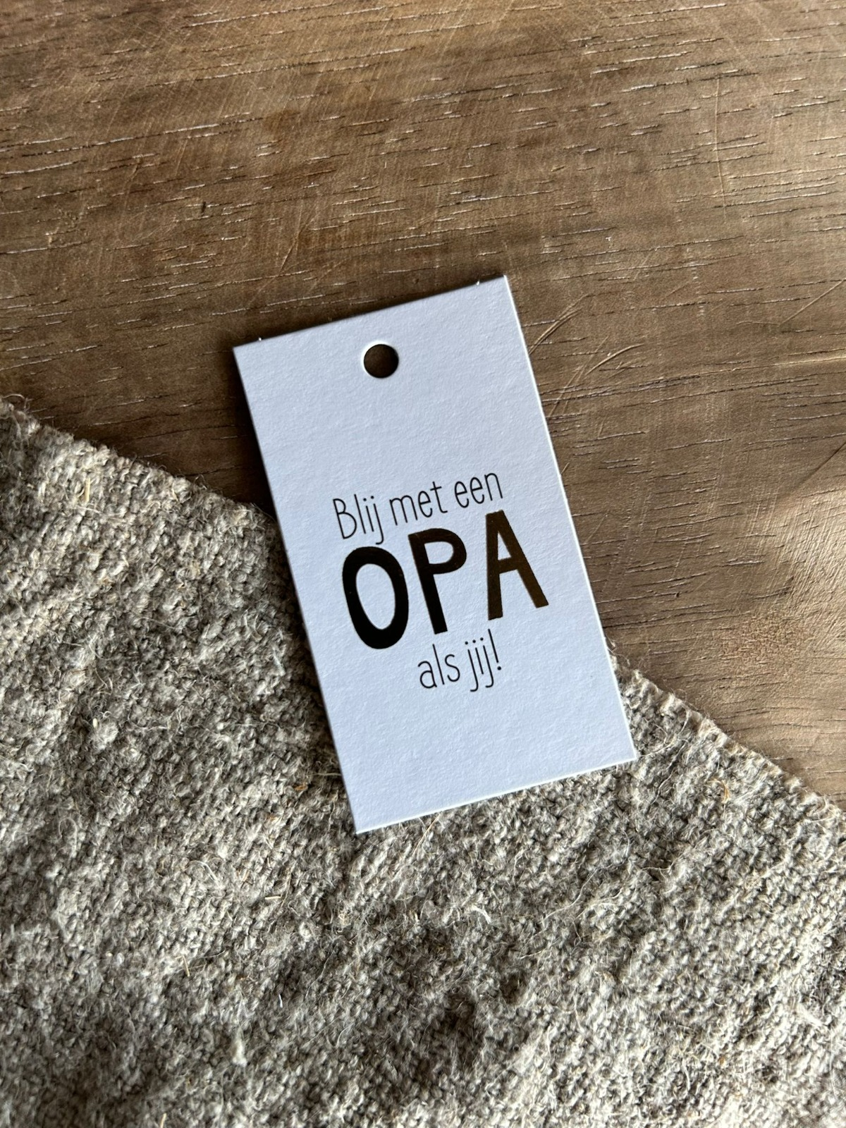 Cadeaulabel - Blij met een Opa als jij - 40x70mm