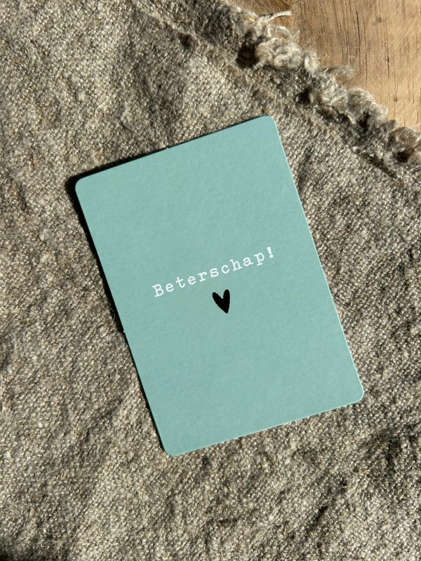 Cadeaukaartje A7 - Beterschap
