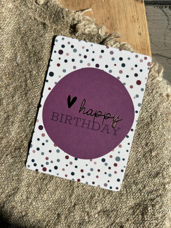 Cadeaukaartje A7 - Happy Birthday