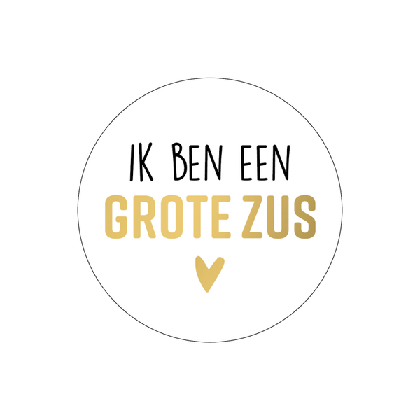 Stickers (10st) - Ik ben grote zus