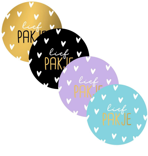 Stickers (10st) - Lief pakje