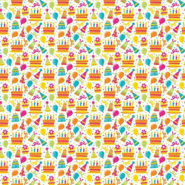 Cadeaupapier - taartjes - 200x70mm