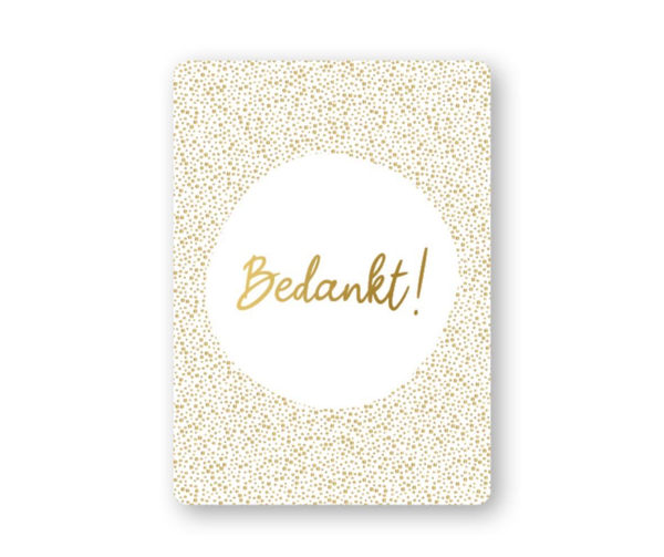 A7 kaart - Bedankt