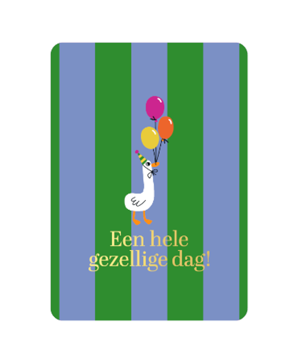 A6 kaart - Een hele gezellige dag
