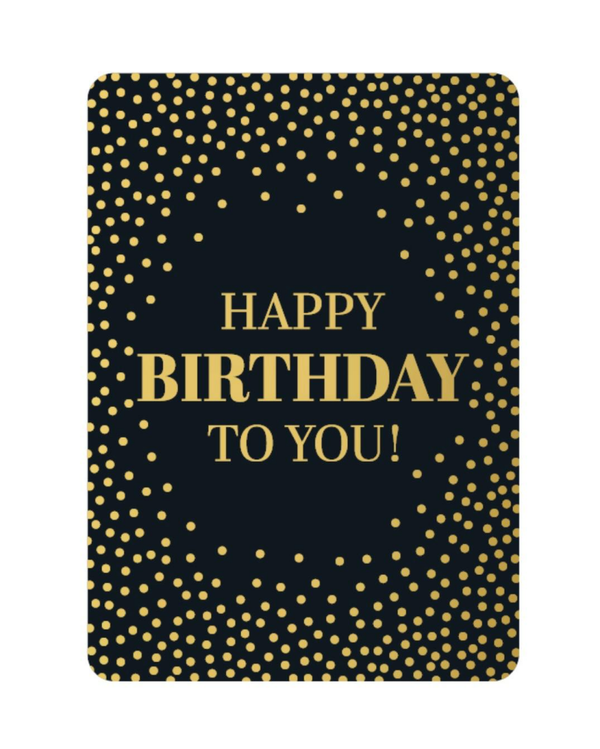 A6 kaart - Happy Birthday tot you!