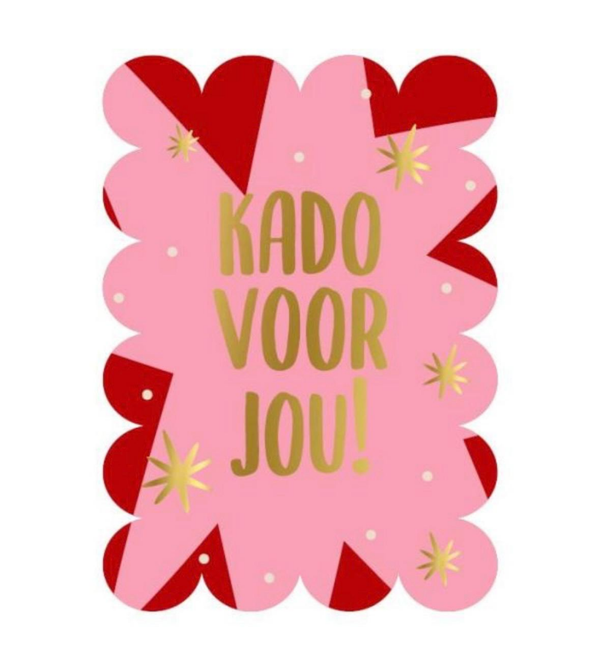 A6 kaart - Kado voor jou - Bubble