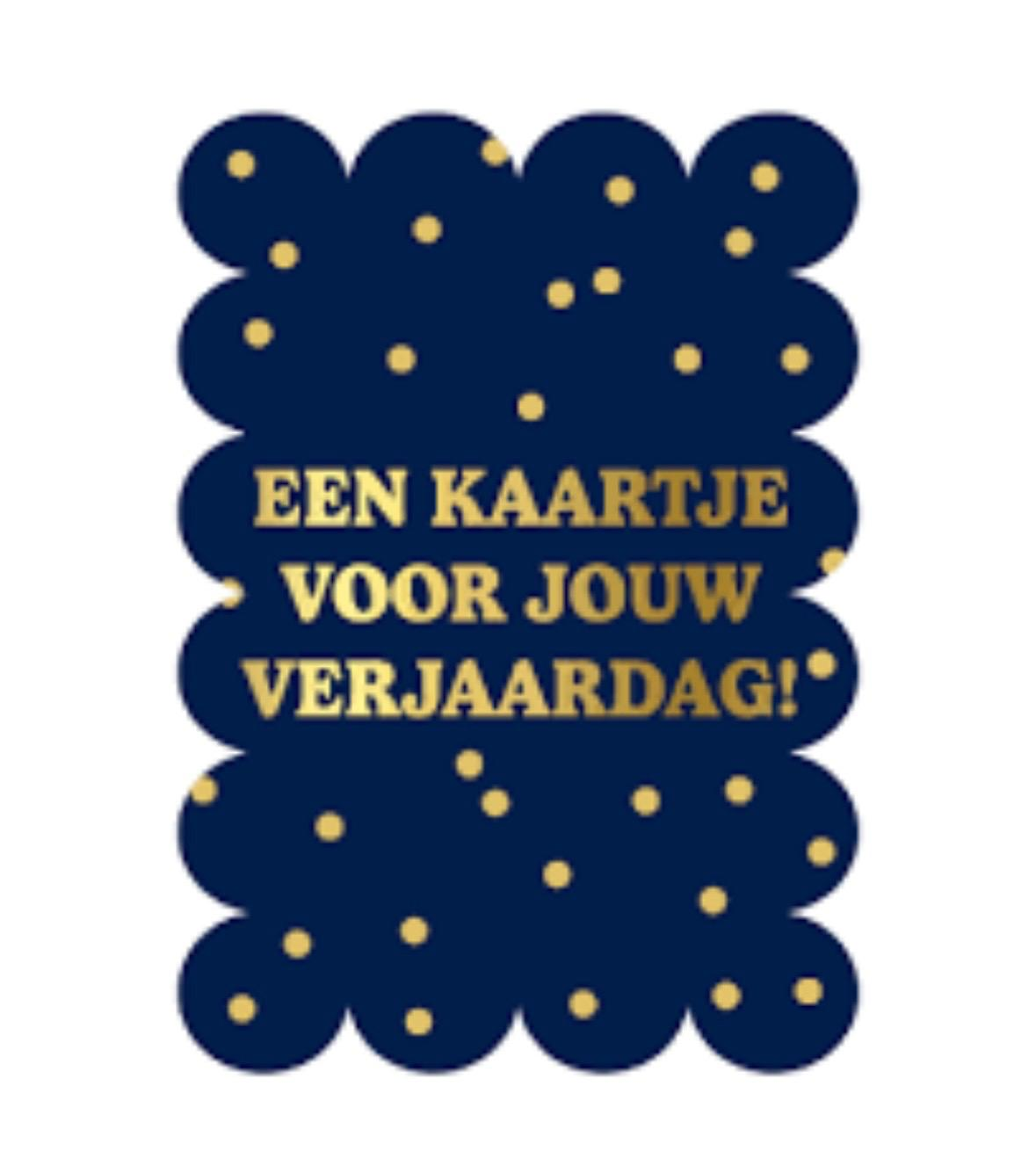 A6 kaart - Een kaartje voor jouw verjaardag - bubble