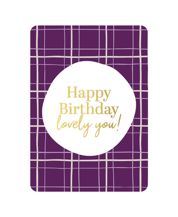 A6 kaart - Happy Birthday Lovely you!