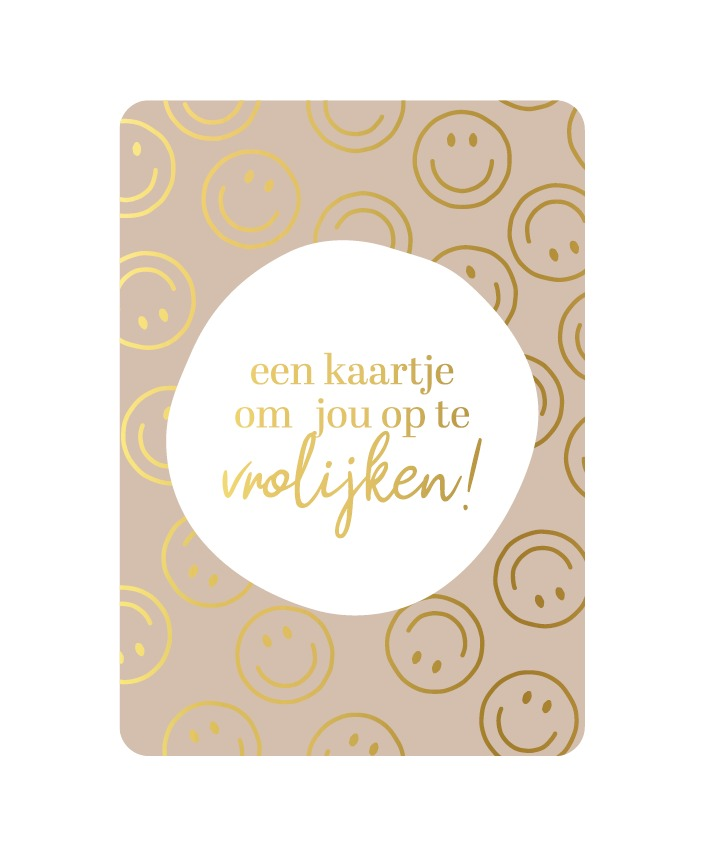 A6 kaart - Een kaartje om jou op te vrolijken!