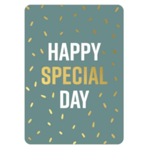 A6 kaart - Happy special day