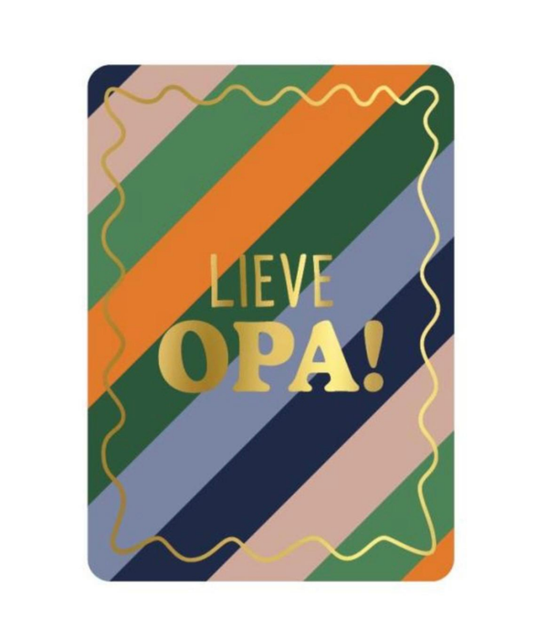 A6 kaart- Lieve opa!
