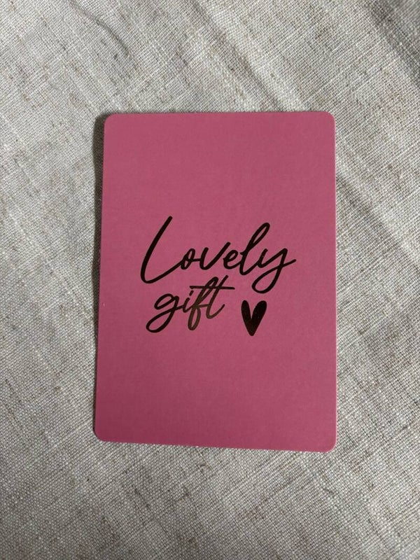 Cadeaukaartje A7 - Lovely gift
