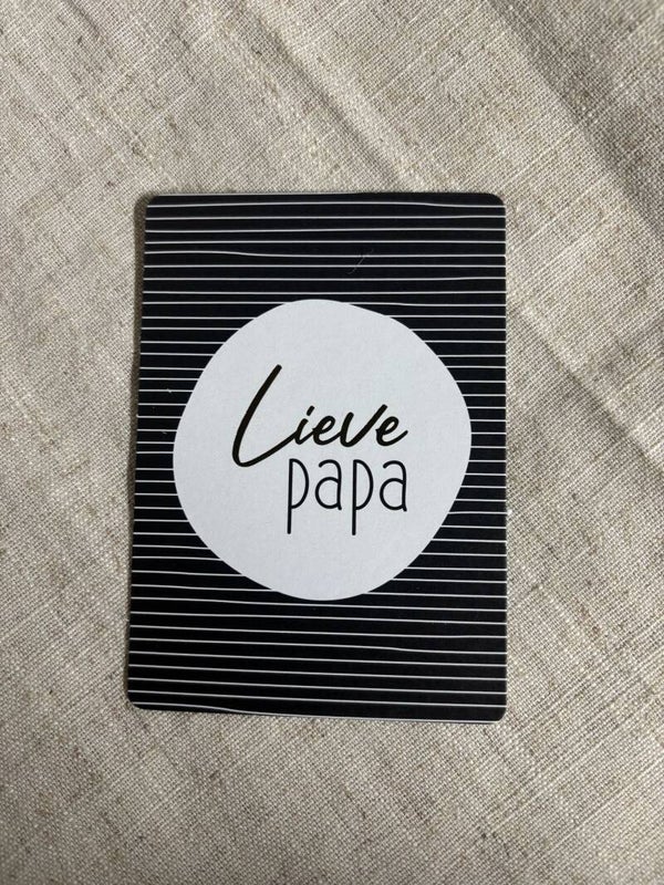 Cadeaukaartje A7 - Lieve papa