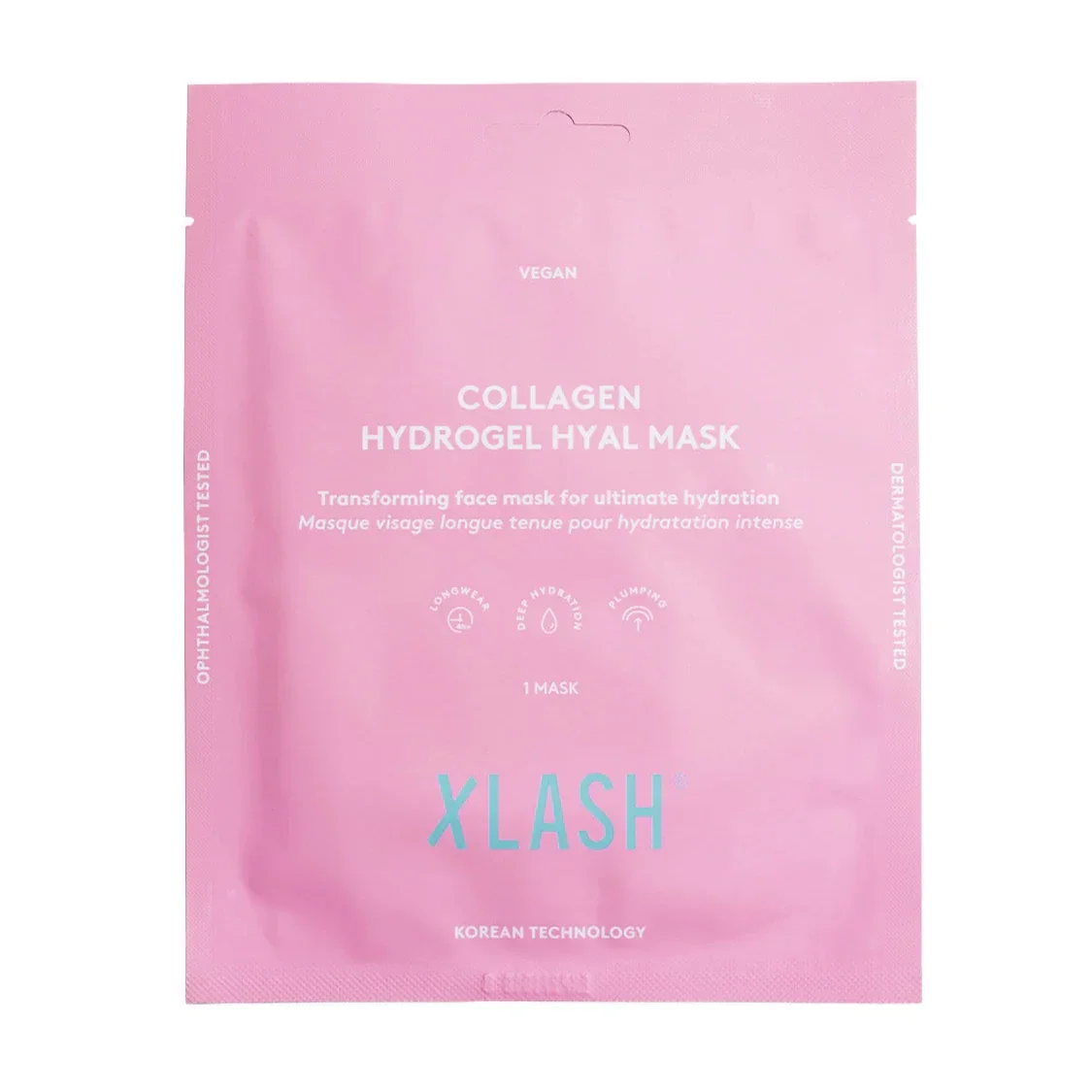 Xlash collagen hydrogel hyal mask