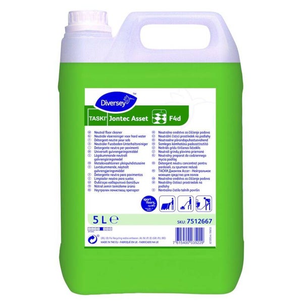 TASKI Jontec Asset F4d 5L - Détergent neutre parfumé pour sols