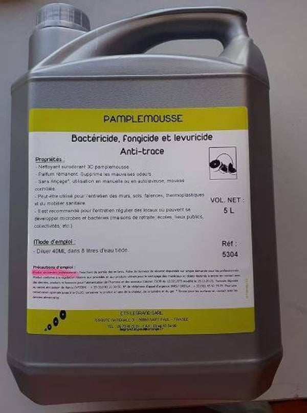 Nettoyant surodorant 3D Parfum Pamplemousse - 5L