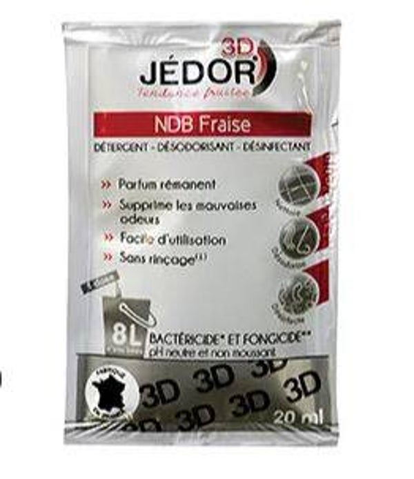 JEDOR - 5662 - DOSETTES 3D - NDB FRAISE - 250 X 20ML