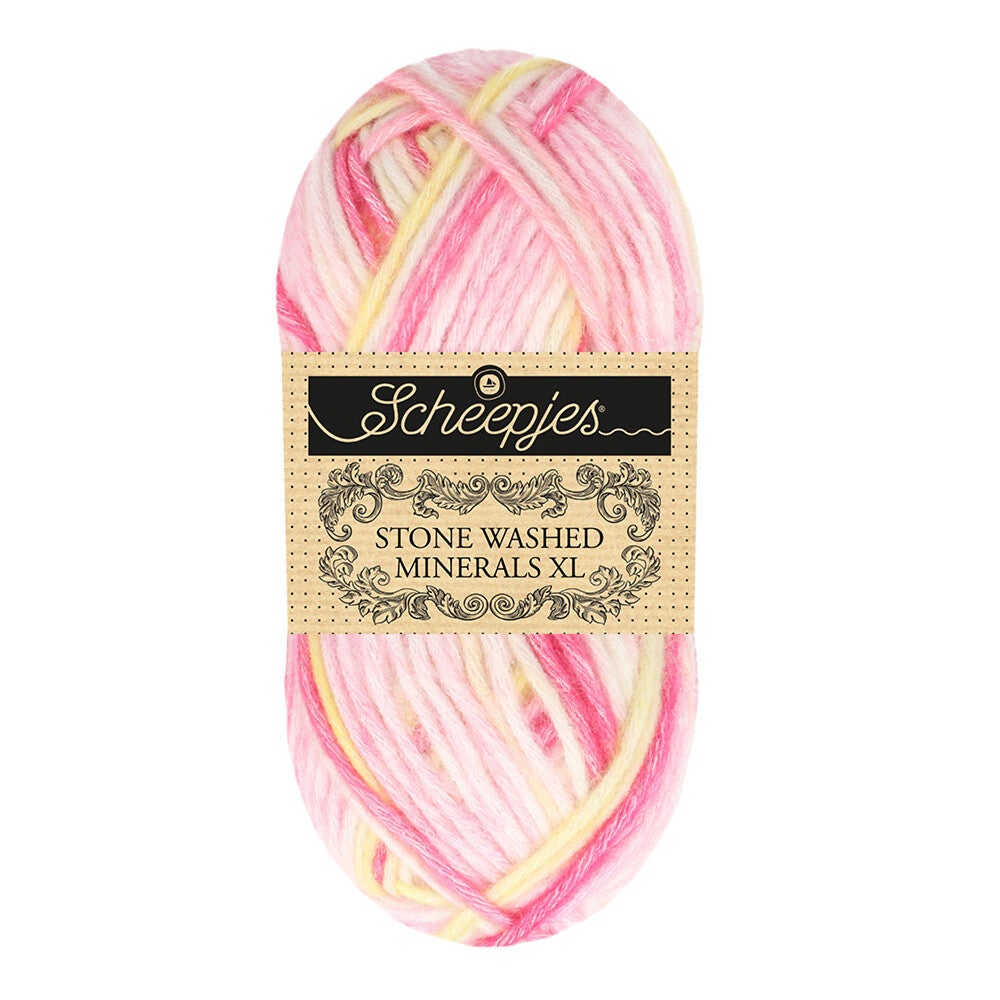 Scheepjes Stone Washed Minerals XL 908 Rhodo Radiance