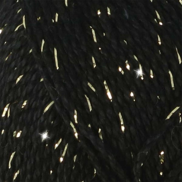 Scheepjes Catona Shine 110-G Jet Black - Gold