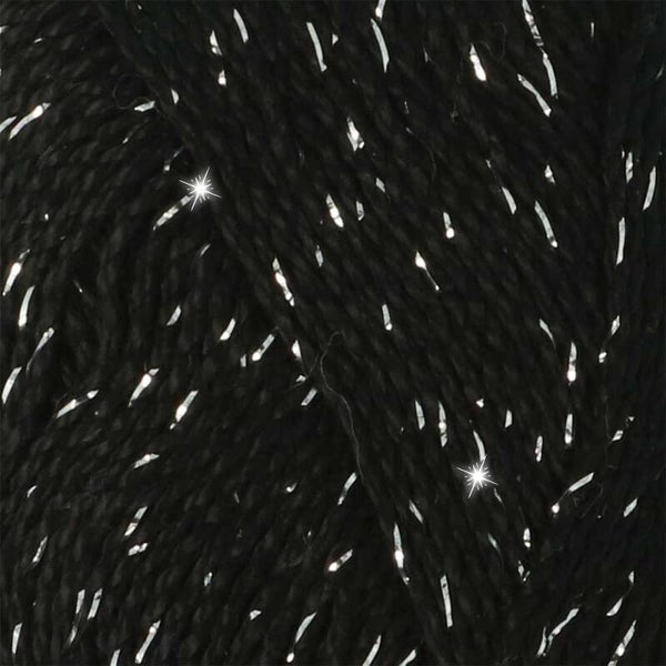 Scheepjes Catona Shine 110-S Jet Black - Silver