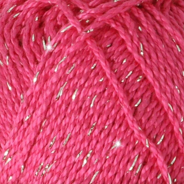 Scheepjes Catona Shine 114-S Shocking Pink - Silver