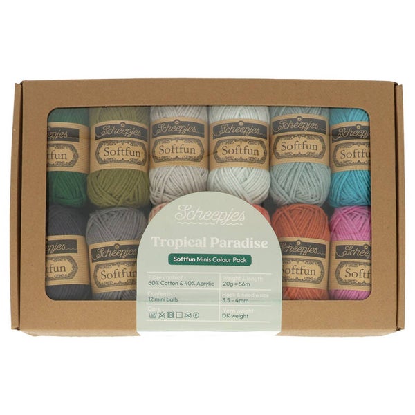 Scheepjes Softfun Colour Pack - Tropical Paradise