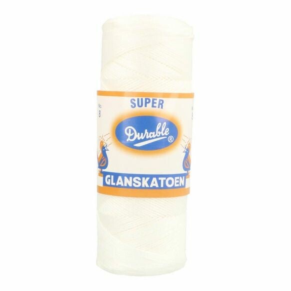 Durable Glanskatoen wit nr. 8