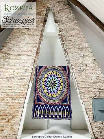 Garenpakket Scheepjes CAL 2019 Rozeta Deken - Scheepjes Colour Crafter - Twilight