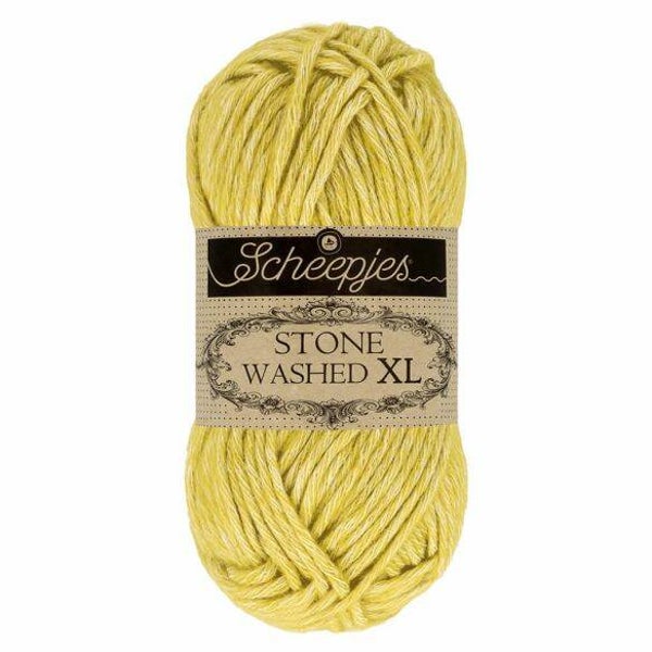 Scheepjes Stone Washed XL 852 Lemon Quartz