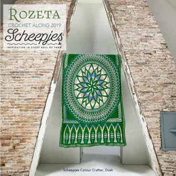 Garenpakket Scheepjes CAL 2019 Rozeta Deken - Scheepjes Colour Crafter - Dusk
